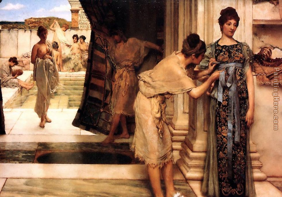 Sir Lawrence Alma-Tadema The Frigidarium